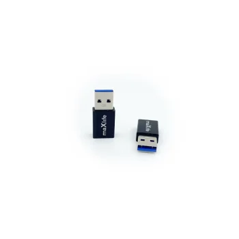 Maxlife USB-C į USB 3.0 adapteris, Juodas