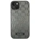 Karl Lagerfeld Saffiano Mono Metal Logo dėklas, skirtas iPhone 14 Plus, pilkas