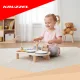 Kruzzel 26903 Wooden Musical Activity Table for Toddlers with Instruments