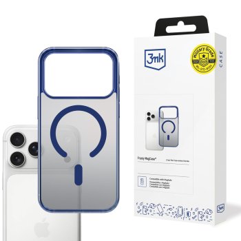 3mk Frosty MagCase dėklas iPhone 17 Pro, mėlynas