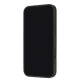 Dėklas Audi Synthetic Leather skirtas iPhone 16 Plus 6.7\", juodas
