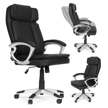 Ergonominė biuro kėdė ModernHome 139941, juoda