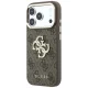 Guess 4G & Big Resin Logo dėklas, skirtas iPhone 17 Pro Max / 18 Pro Max, rudas