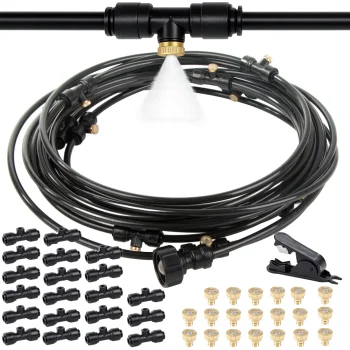 Automatinė laistymo sistema / vandens užuolaida DIVODV, 15 m, juoda
