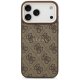 Guess 4G PU Classic Logo MagSafe dėklas iPhone 17 Pro Max, rudas