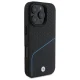 BMW iPhone 16 Pro Max dėklas Sign Leather Line MagSafe, juodas