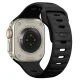 Laikrodžio dirželis Tech-Protect Silicone Line, skirtas Apple Watch 44 / 45 / 46 / 49 mm, juodas