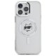 Karl Lagerfeld dėklas iPhone 16 Pro KLHMP16LHLSCHH MagSafe, baltas