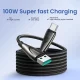 Joyroom Pioneer Series SA31-AC6 USB-A į USB-C laidas 100W 1.2m, juodas