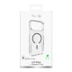 Puro Lite Mag dėklas iPhone 17 Pro telefonui su MagSafe, skaidrus su pilku žiedu