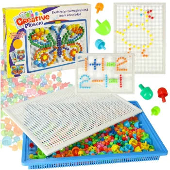 Mushroom Peg Puzzle Board 296 Pieces