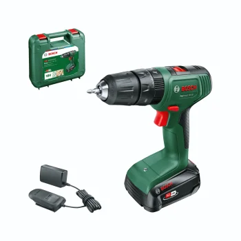 Akumuliatorinis smūginis gręžtuvas-suktuvas Bosch EasyImpact 18V-38, 1x 2.0 Ah, kroviklis ir lagaminas