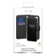 Puro atverčiamasis dėklas telefonui Samsung Galaxy S26 su pinigine, juodas