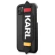 Karl Lagerfeld dėklas iPhone 11 Pro 5.8\" su dirželiu, juodas