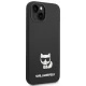 Karl Lagerfeld Silicone Choupette Body dėklas, skirtas iPhone 14 Plus, juodas
