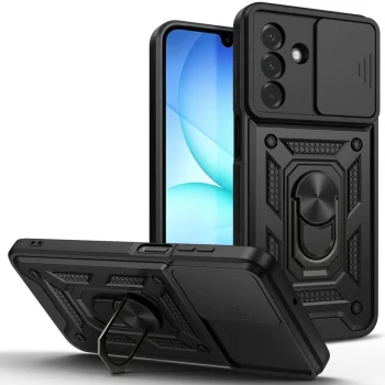 Dėklas Tech-Protect CamShield Pro, skirtas Samsung Galaxy A17 / A18 / A26 4G / 5G, juodas