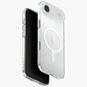 „Uniq Airsuit Magclick“ dėklas, skirtas „iPhone 17 Air“, skaidrus