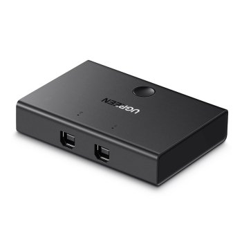 Ugreen 30345 USB 2.0 Sharing Switch 2x1, Black