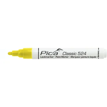 Pramoninis dažų žymeklis Pica Classic 524/44, 2–4 mm, geltonas