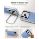 Dėklas ESR Atelier Kickstand MagSafe skirtas iPhone 18 Pro / 17 Pro, šviesiai mėlynas