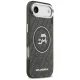 Karl Lagerfeld IML Glitter Karl & Choupette Heads Logo MagSafe iPhone Air dėklas, juodas