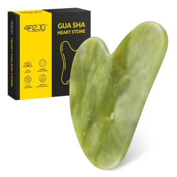 4FIZJO natūralaus žaliojo nefrito Gua Sha masažo akmuo