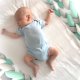 Ricokids 2m Crib Bumper, Mint/Grey