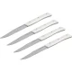 Stalo peilių rinkinys Opinel Facette 4 vnt., 11 cm, baltas
