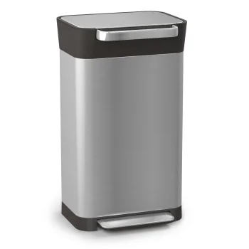 Šiukšliadėžė su presu Joseph Joseph Titan 30L Stainless Steel
