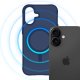 Apsauginis dėklas 3mk Smoke MagCase iPhone 17, mėlynas permatomas