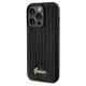 Guess dėklas iPhone 14 Pro Max telefonui Sequin Script Metal, juodas