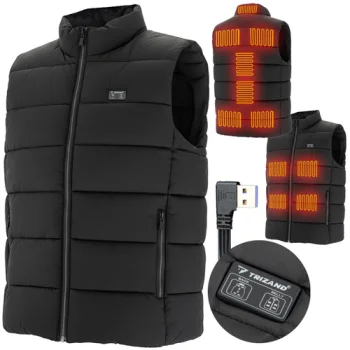 Šildoma liemenė Trizand 26541, USB, 11 šildymo zonų, L dydis