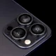 TFO kameros apsauginiai stiklai, skirti iPhone 12 (Black rhombus, 2 vnt.)