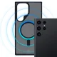 3mk Smoke MagCase dėklas skirtas Samsung Galaxy S23 Ultra, pusiau skaidrus