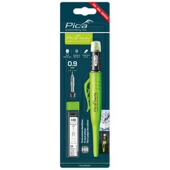 Mechaninis pieštukas Pica Fine-Dry 7070 su 24 šerdelėmis 7030 HB 0.9 mm