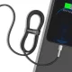 USB į Lightning laidas Baseus Cafule CALJK-A01, 2.4A, 1 m, juodas