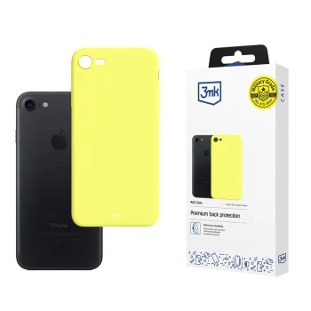 Apsauginis dėklas 3mk Matt Case iPhone 7 / 8 / SE (2020/2022), geltonas