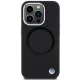 BMW Signature Liquid Silicone MagSafe dėklas skirtas iPhone 15 Pro Max, juodas