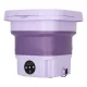 Sulankstoma nešiojama mini skalbimo mašina, 8 l, violetinė