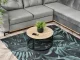 ModernHome apvalus industrinis kavos staliukas, 60 cm