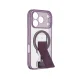 Dėklas AmazingThing Titan Pro Lens Stand Set skirtas iPhone 18 Pro su stovu, MagSafe, violetinis