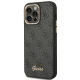 Guess dėklas iPhone 14 Pro Max telefonui 4G Vintage Gold Logo, juodas