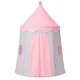Kids Play Tent Castle, Foldable, Grey/Pink