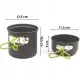 4Fizjo Mountain Goat Camping Cookware Set, 1.2L, Grey/Green