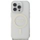 Guess iPhone 16 Pro Max dėklas IML Glitter Circle MagSafe, skaidrus