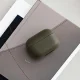 Airpods Pro Uniq Etui Terra Genuine Leather Cover Case, Olive