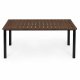 Multigarden Didelis sodo stalas 180x90 cm, rudas