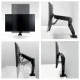 ARCTIC X1-3D monitoriaus laikiklis su dujine spyruokle iki 43\" (146398)