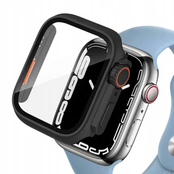Tech-Protect Defense360 dėklas Apple Watch 4 / 5 / 6 / SE (44 mm), juodas-oranžinis