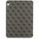 Guess Magnetic 4G Big Logo atverčiamas dėklas iPad Air 11\" (2024), rudas